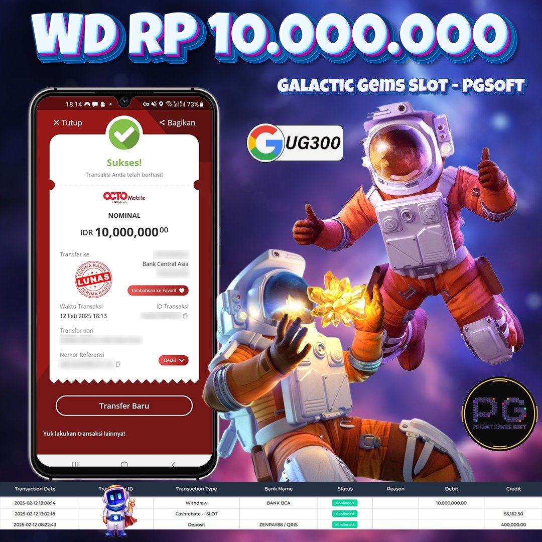 UG300 JACKPOT SPACEMAN  Rp.10,000,000- DIBAYAR TUNTAS